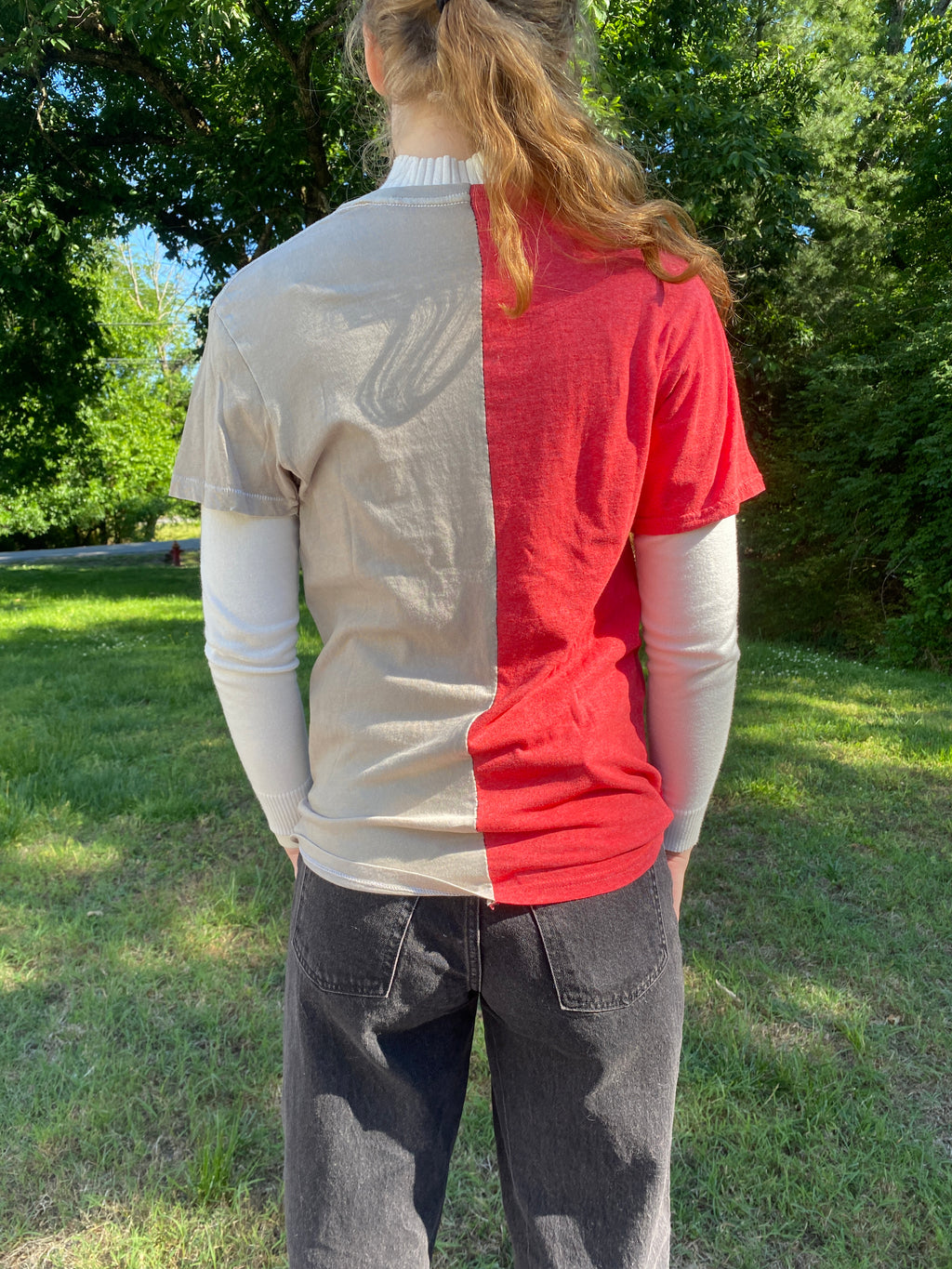 1/2 & 1/2 Tee- Small