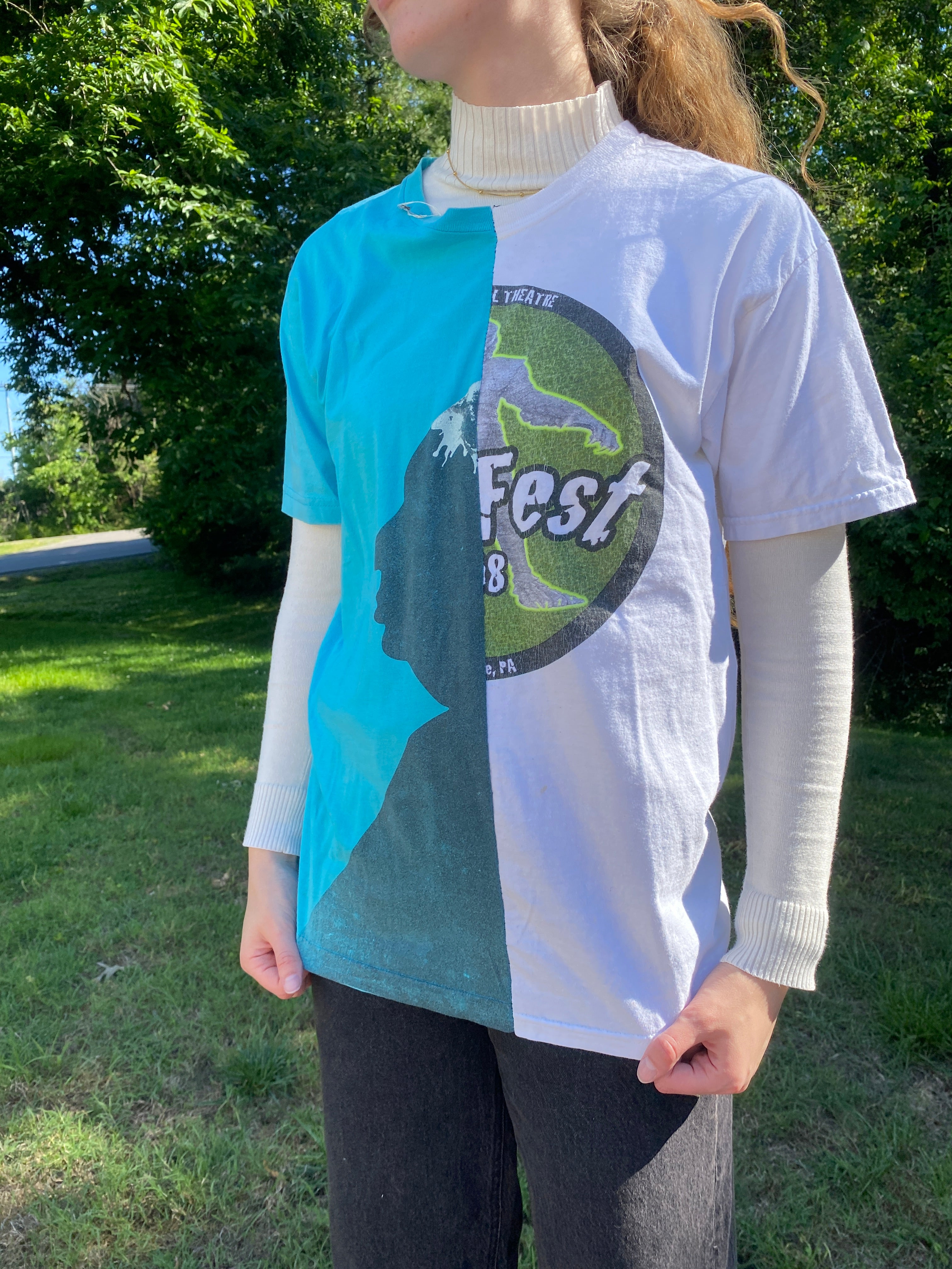 1/2 & 1/2 Tee- Medium