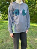FLOAT ON HEART- long sleeve (medium)