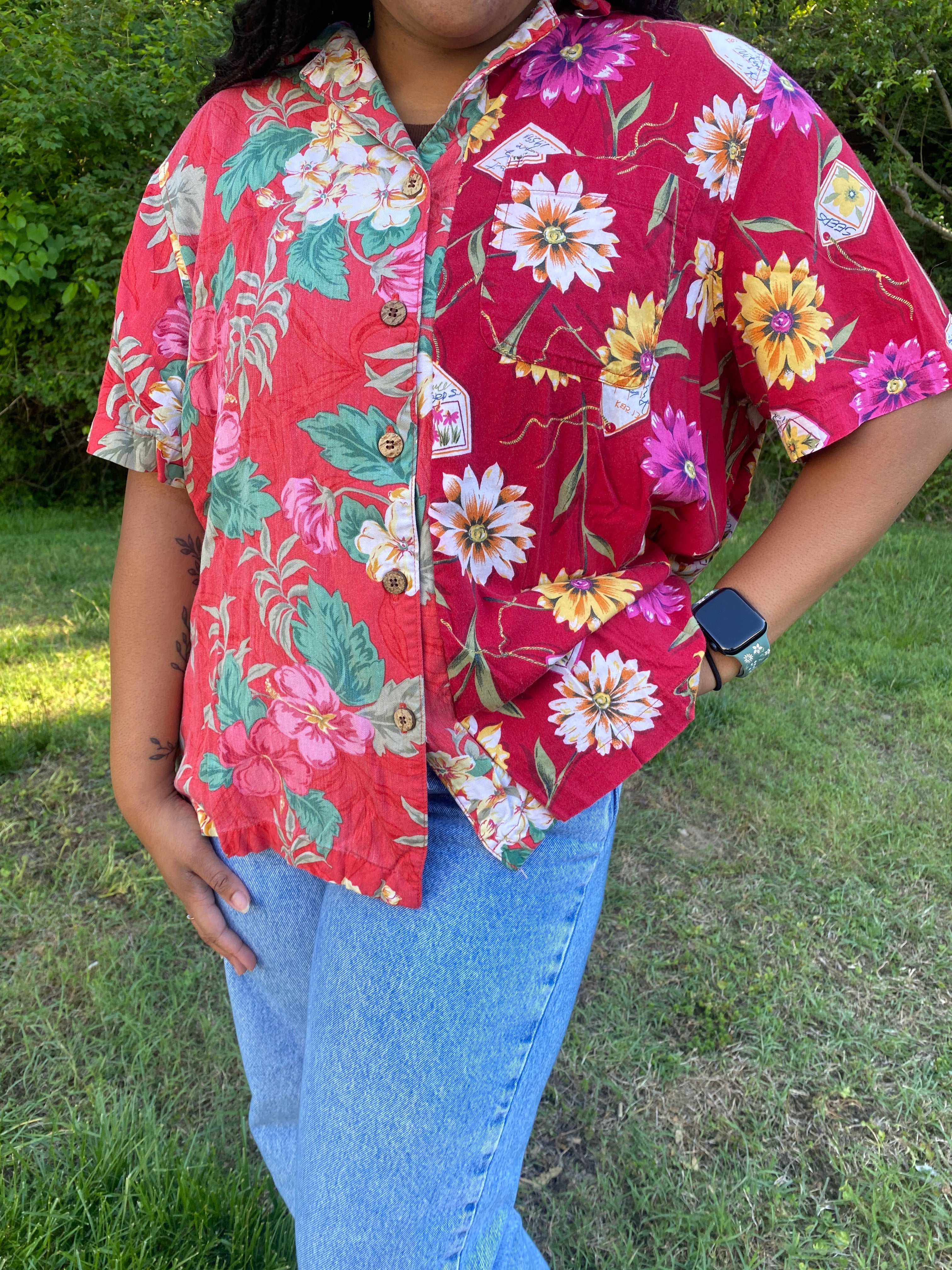 1/2 & 1/2 Flannel- Large