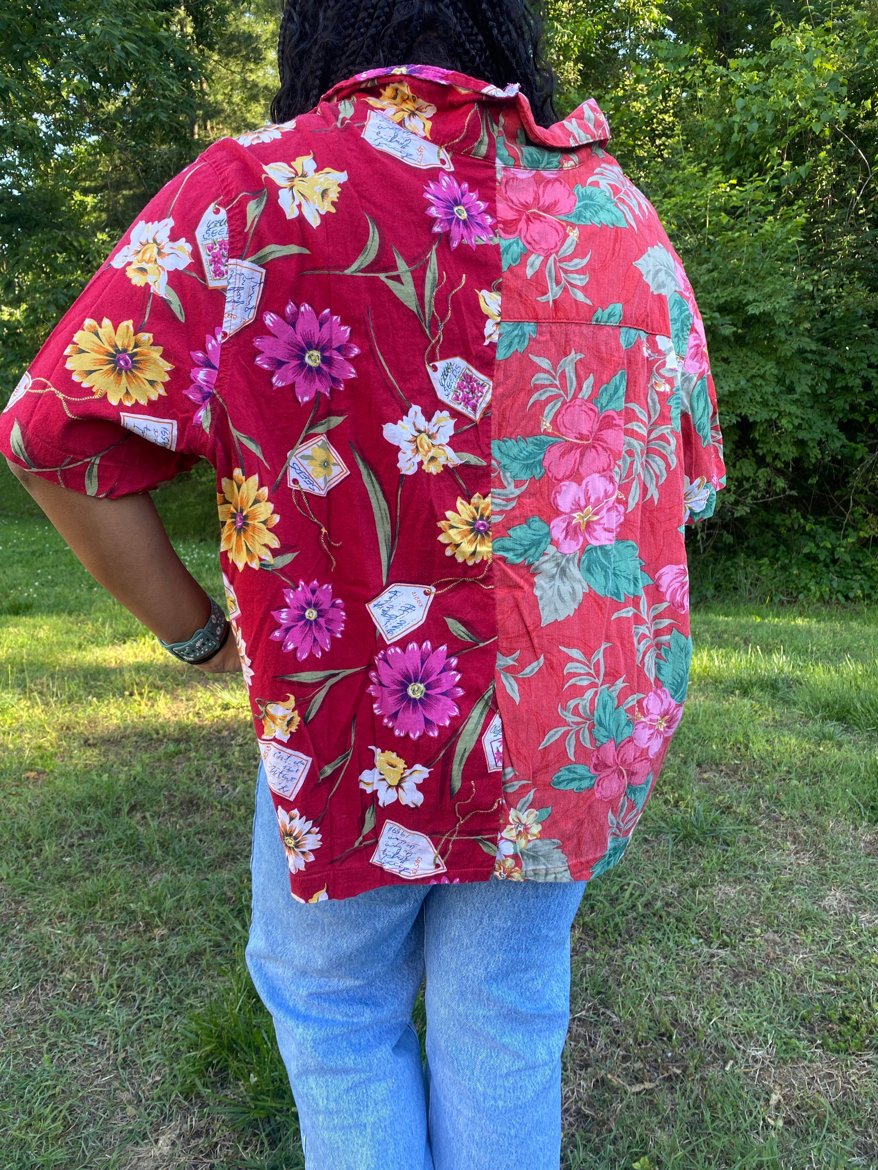 1/2 & 1/2 Flannel- Large
