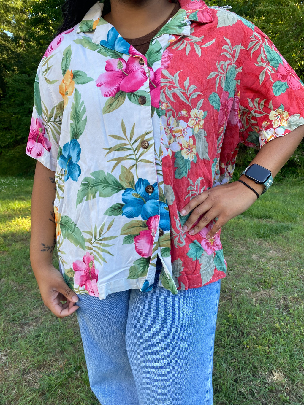 1/2 & 1/2 Flannel- Large