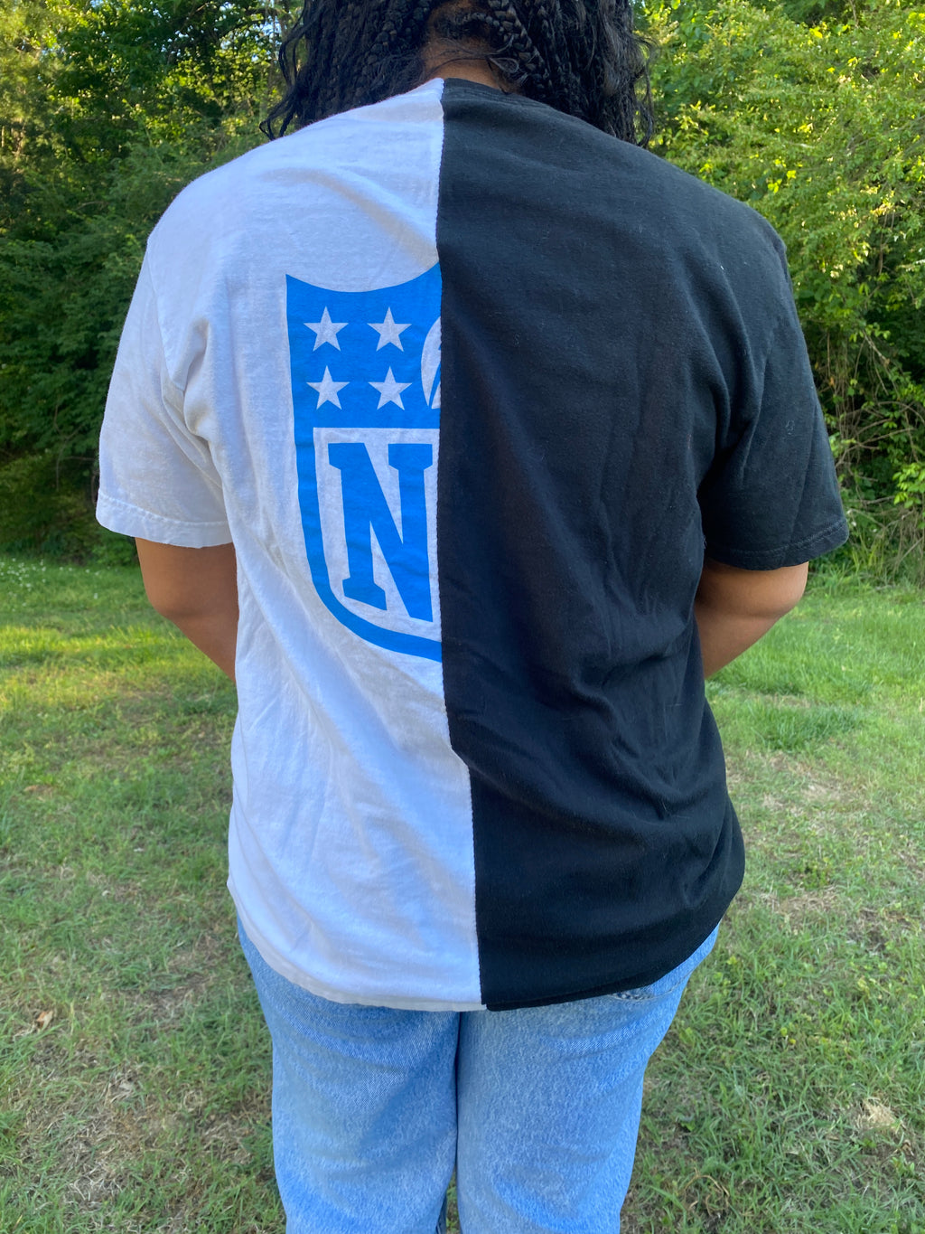 1/2 & 1/2 Tee- Large