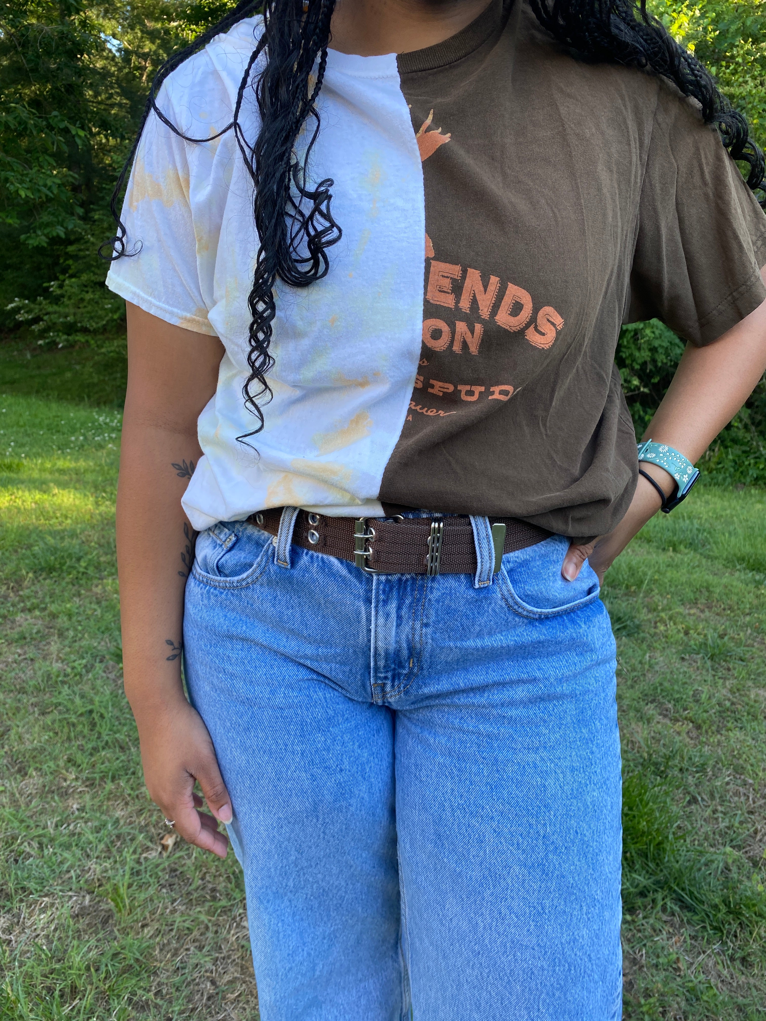 1/2 & 1/2 Tee- XLarge