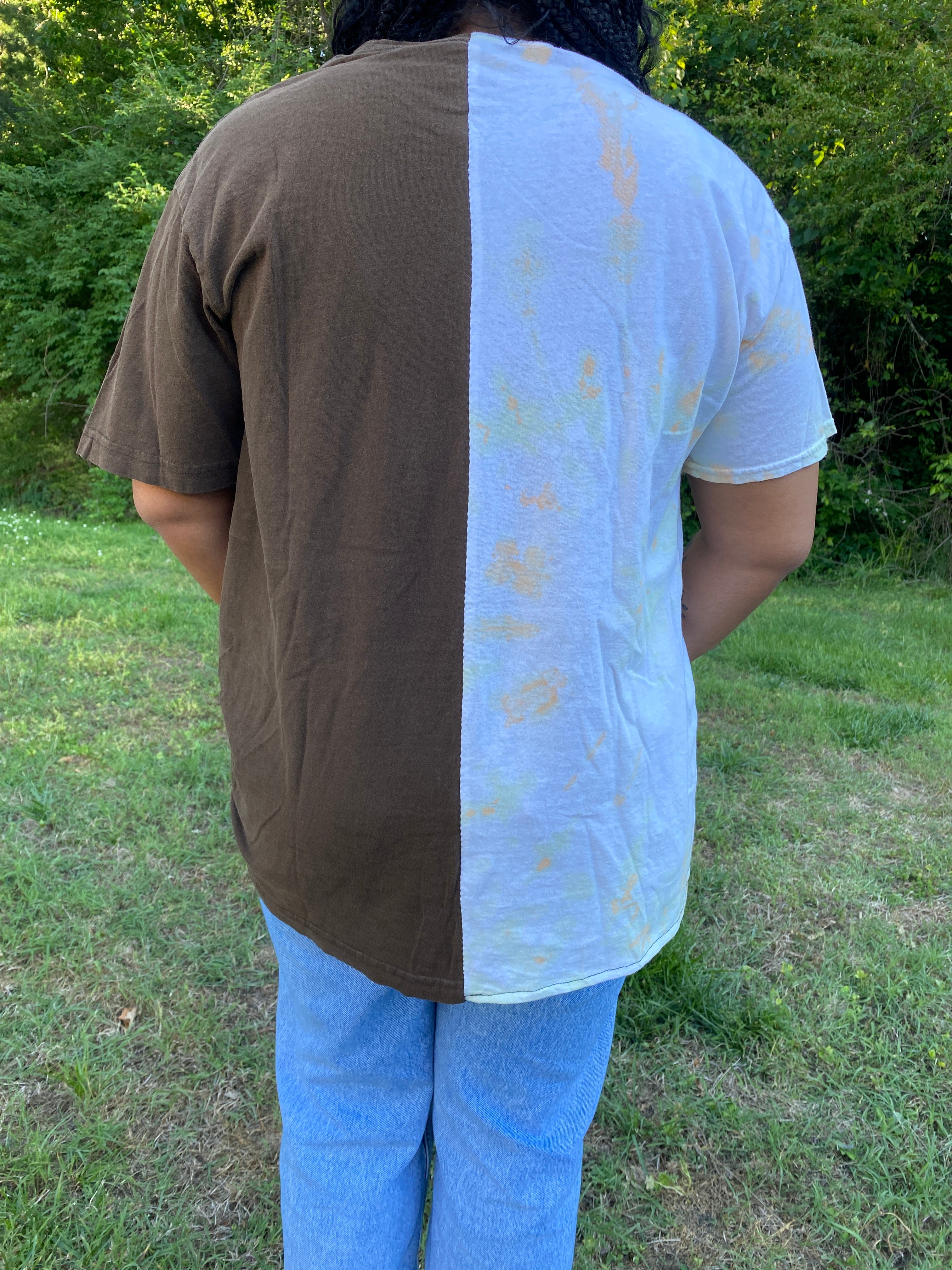 1/2 & 1/2 Tee- XLarge