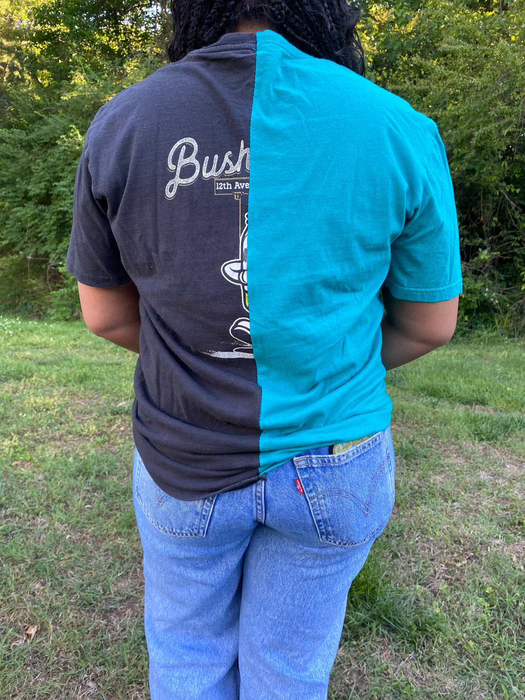 1/2 & 1/2 Tee- Large