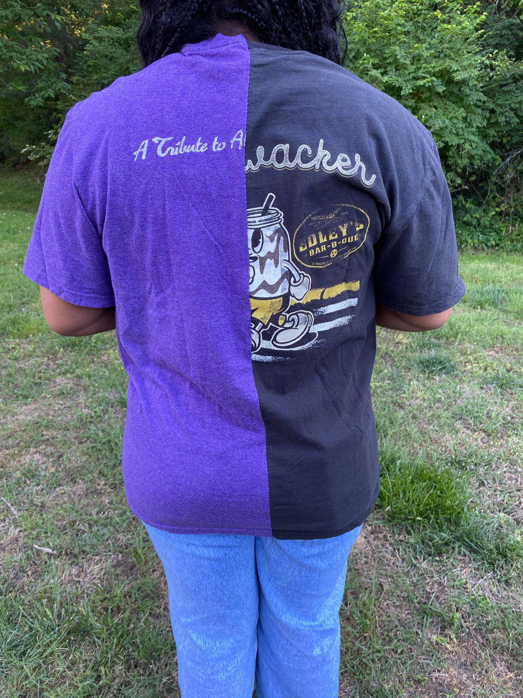 1/2 & 1/2 Tee- Large