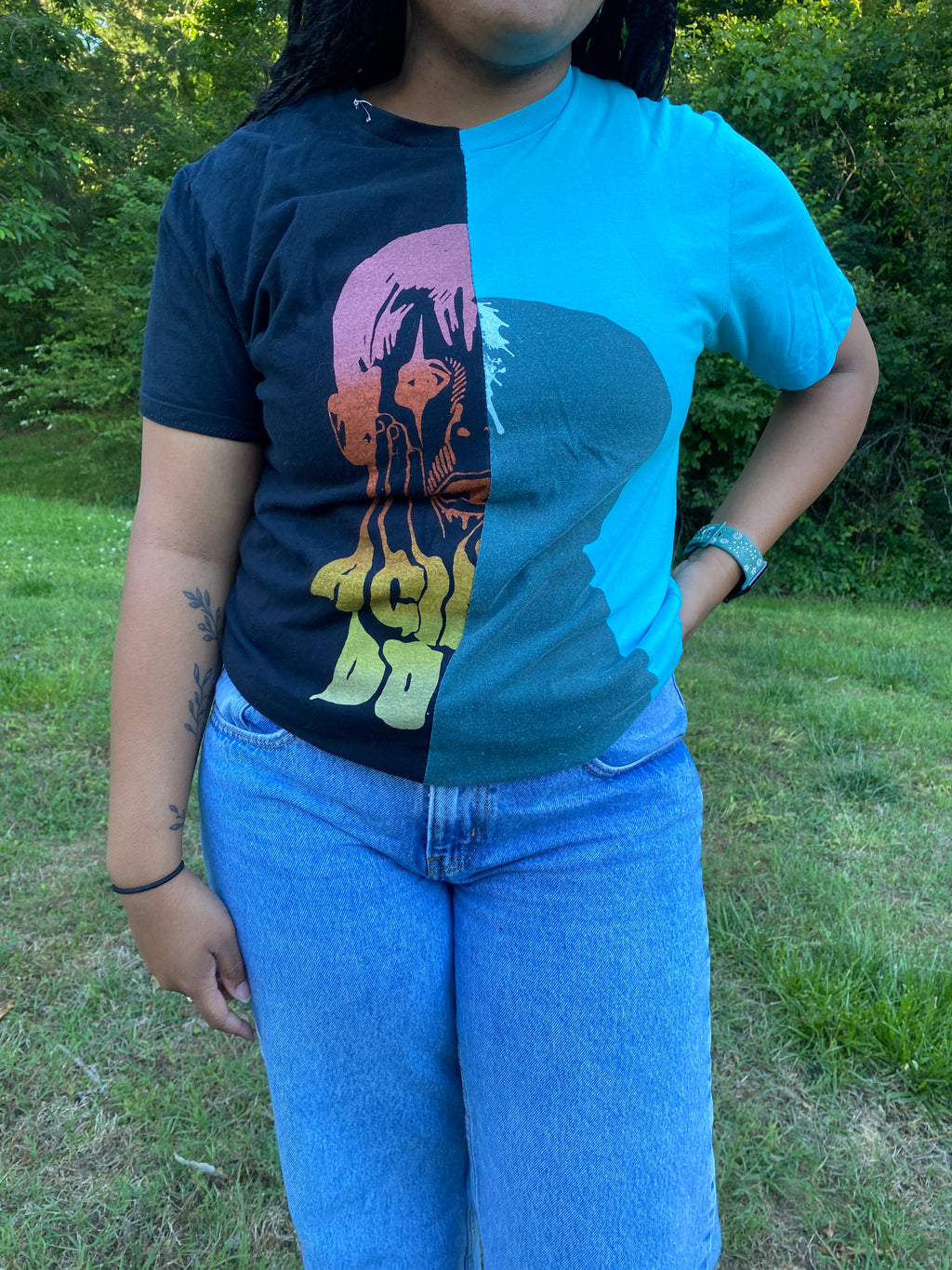 1/2 & 1/2 Tee- Medium